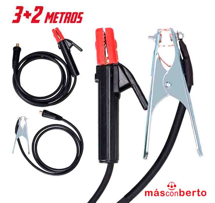 Juego Cables Soldar 300amp...