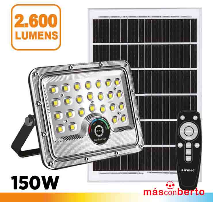 Foco led curvo solar Nova...