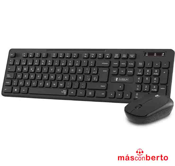 Teclado y ratón inalámbrico...