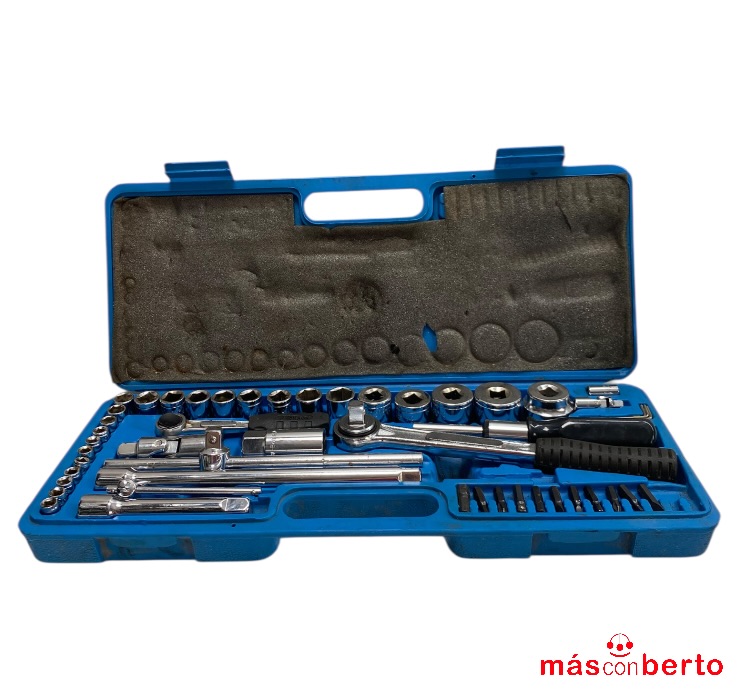 Maletin chicharras y vasos...