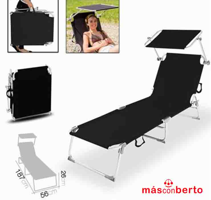 Tumbona playa plegable...