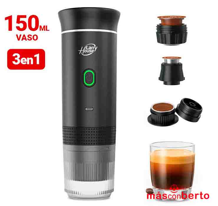 Cafetera Portátil USB 3 en...
