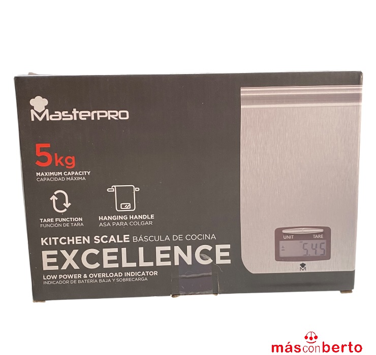Báscula de cocina Masterpro...