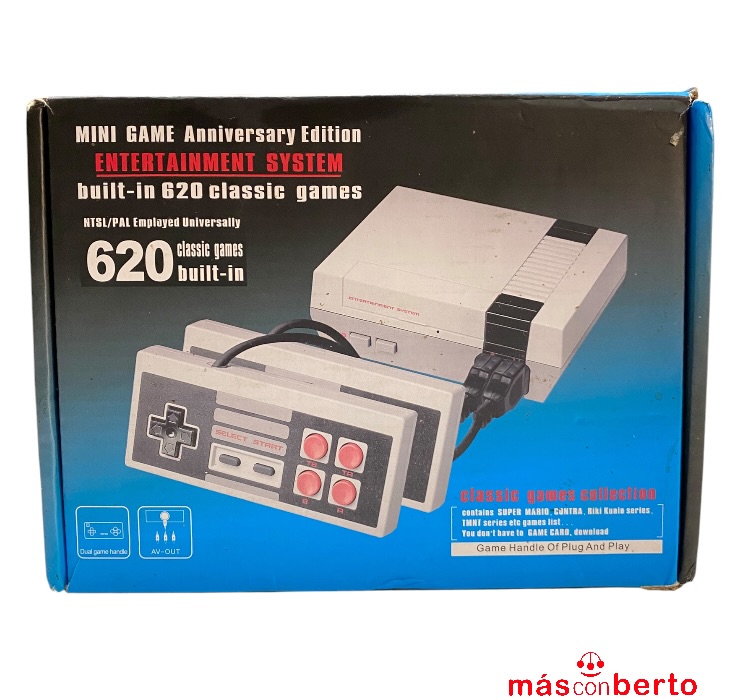 Consola juegos clásicos 620...