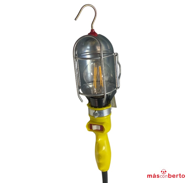 Lámpara de taller amarilla 