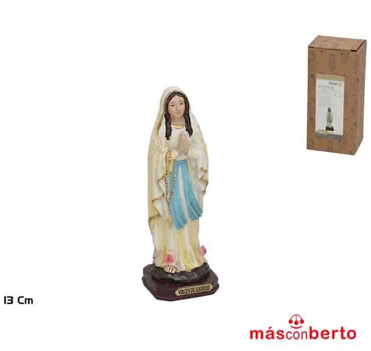 Imagen Virgen de Lourdes 13CM