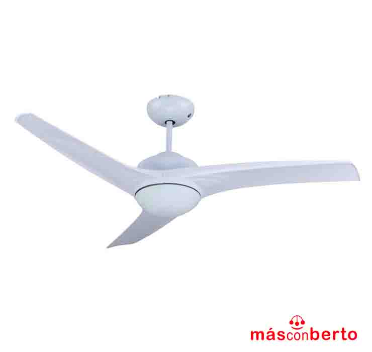 Ventilador Techo Blanco Luz...