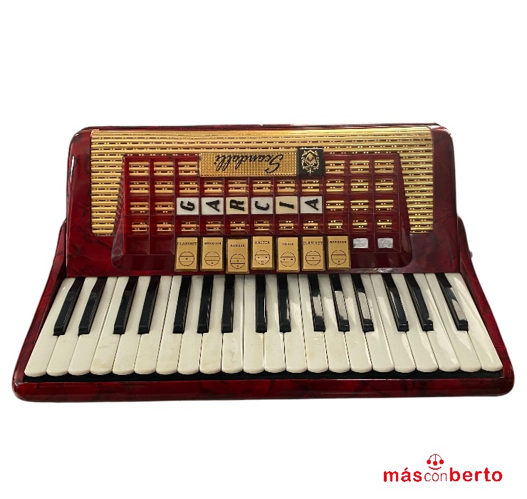 Acordeon de piano Scandalli 