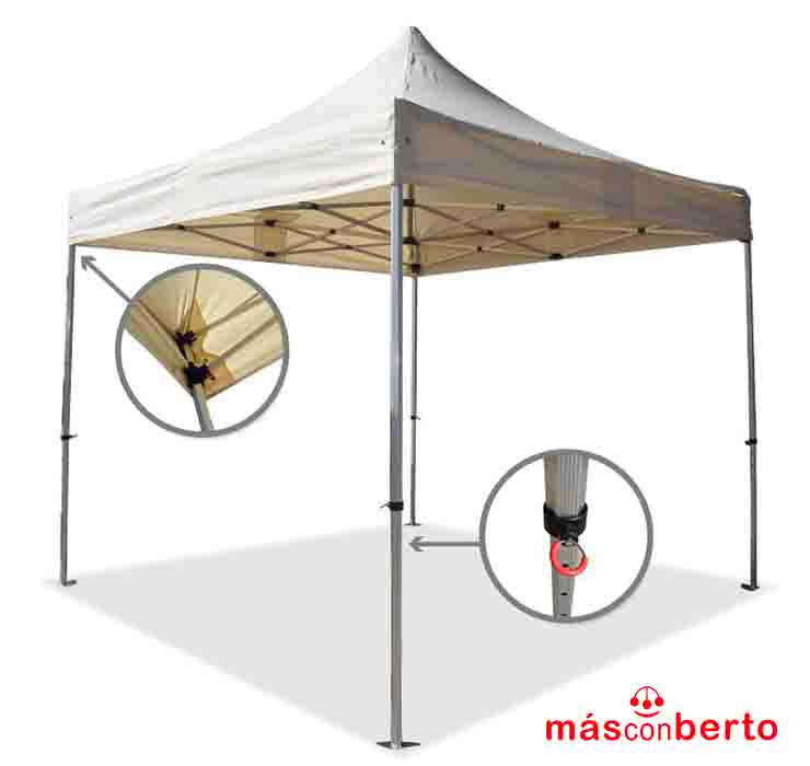 Carpa Aluminio Beige Pro...