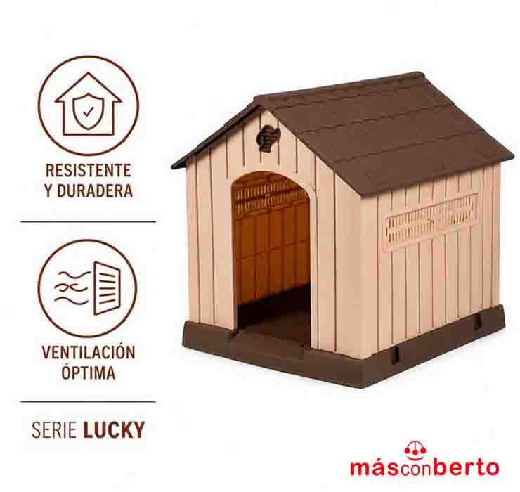 Caseta Perro Plástica Lucky...