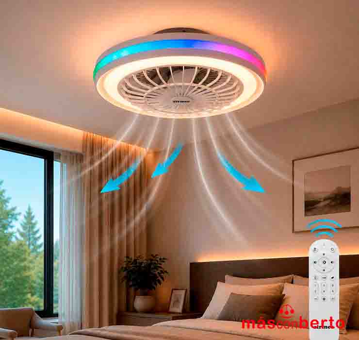 Aplique Ventilador Techo...