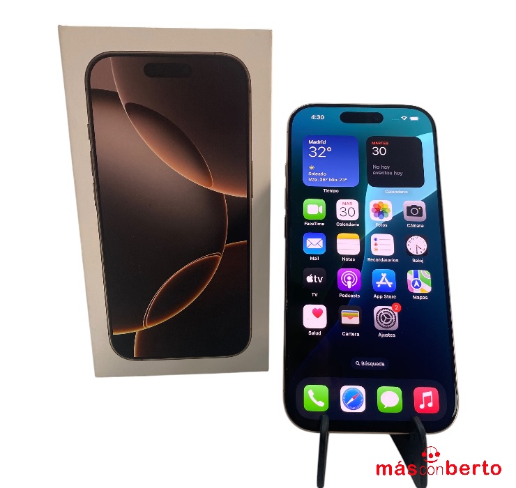 Móvil Iphone 16 Pro 512Gb...
