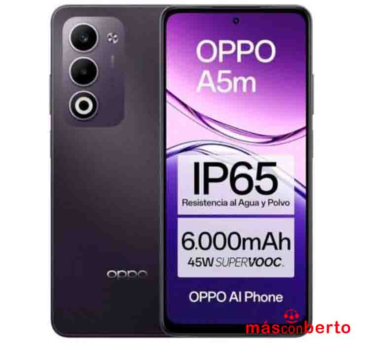 Móvil Oppo A5m 256Gb...