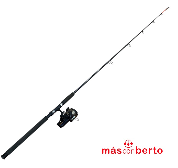 Caña Tenax Black star+carrete 