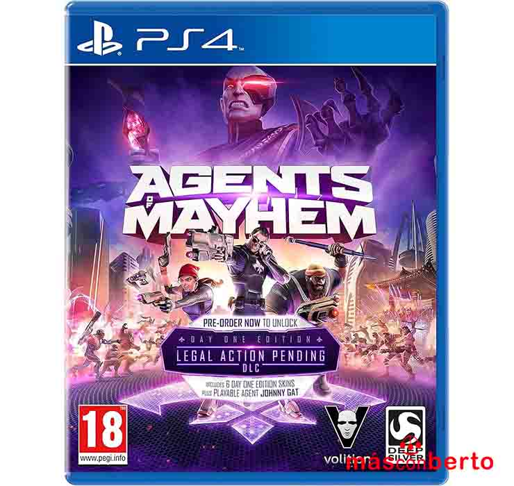 Juego PS4 Agents Mayhem