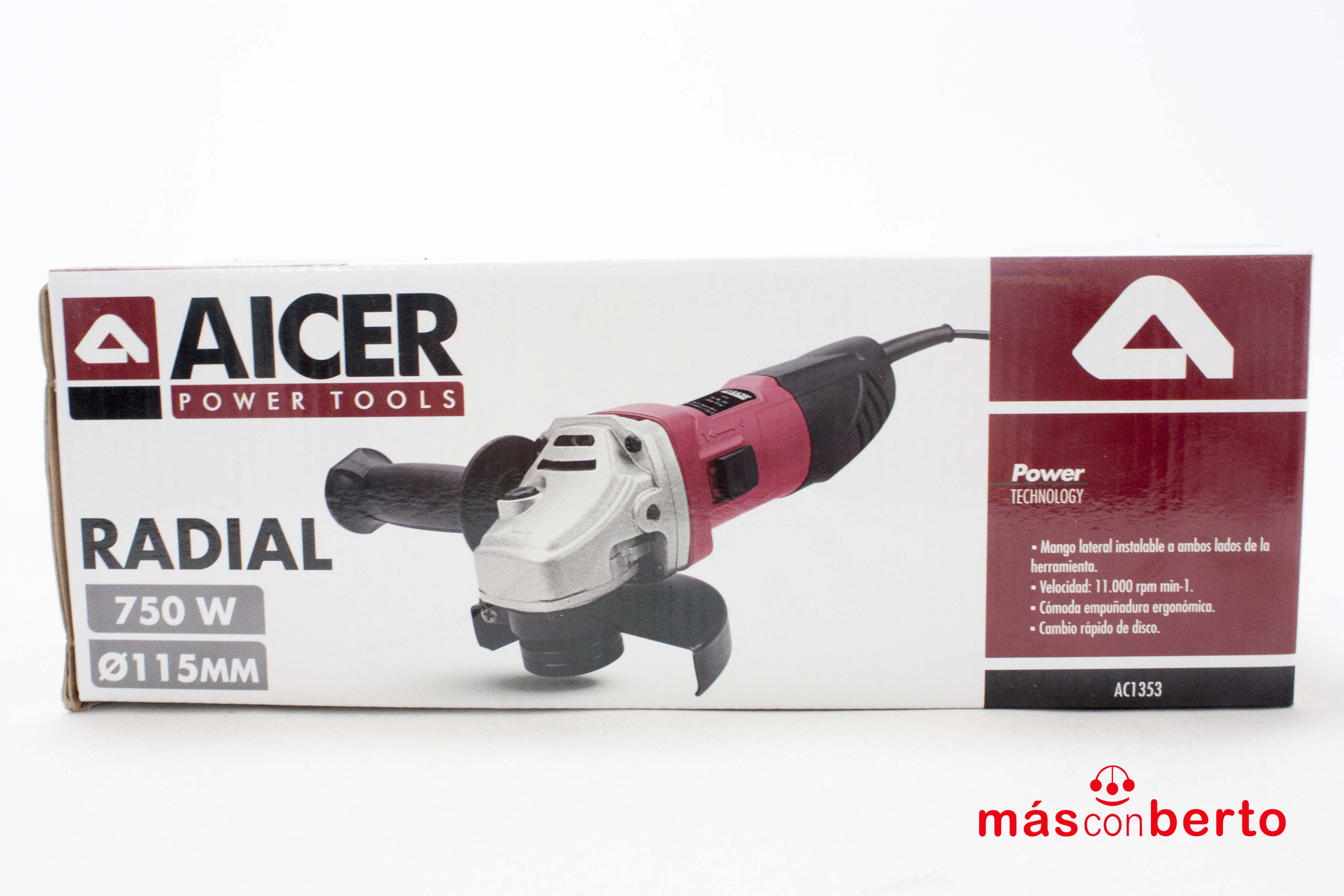 Radial Aicer 750w 115mm AC1438