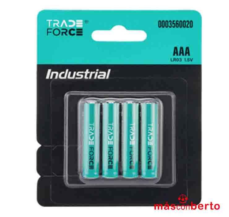 Pack 4 pilas AAA Trade force