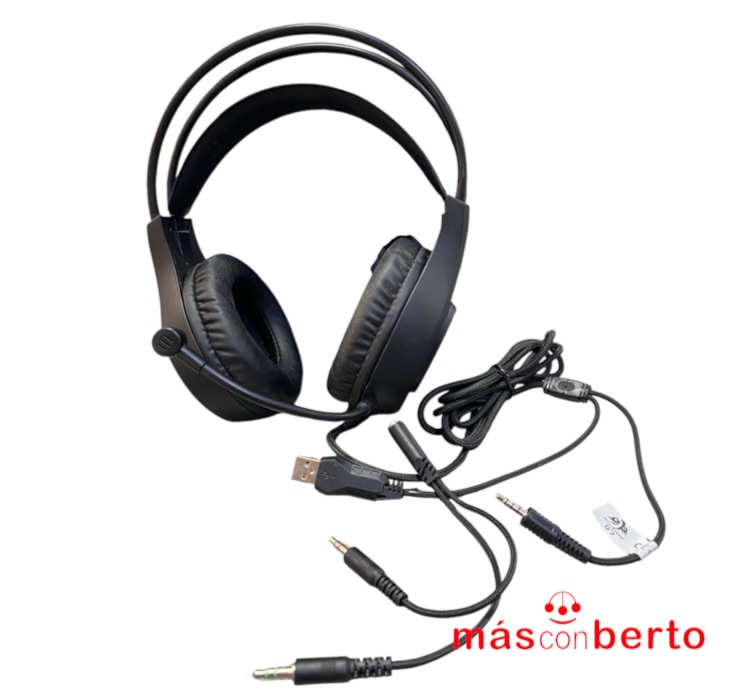 Auricular Gaming G7 Negro...