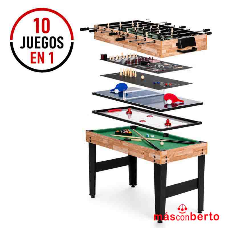 Mesa de Juegos 10 en 1...
