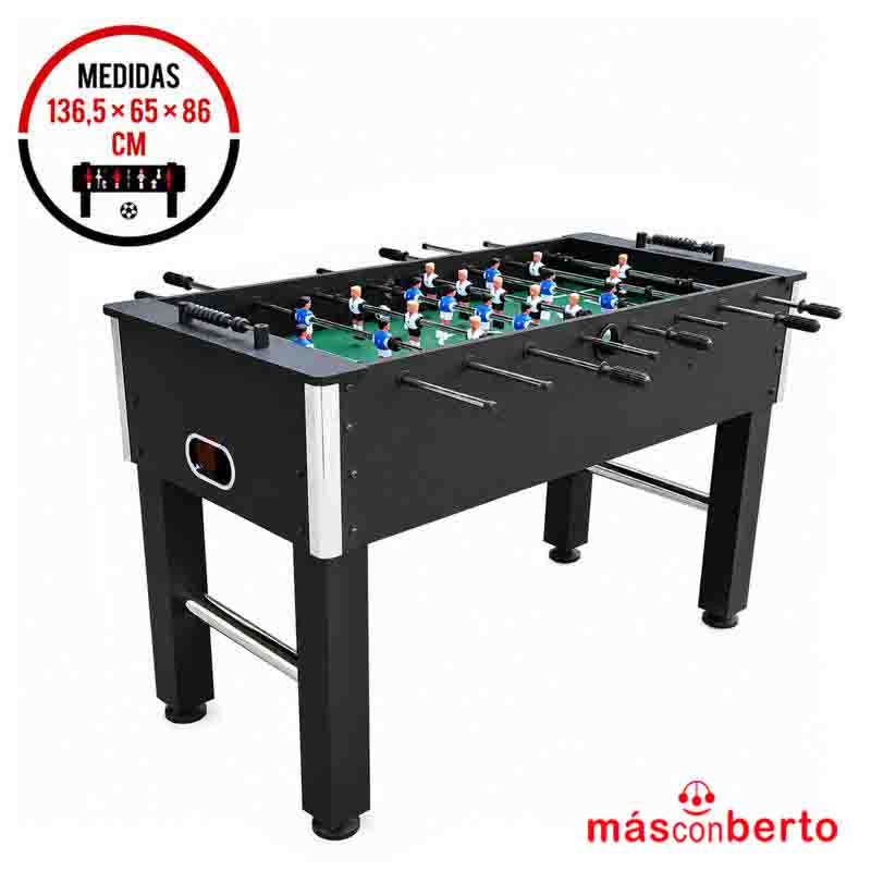 Mesa Futbolín 136.5X65X86cm...