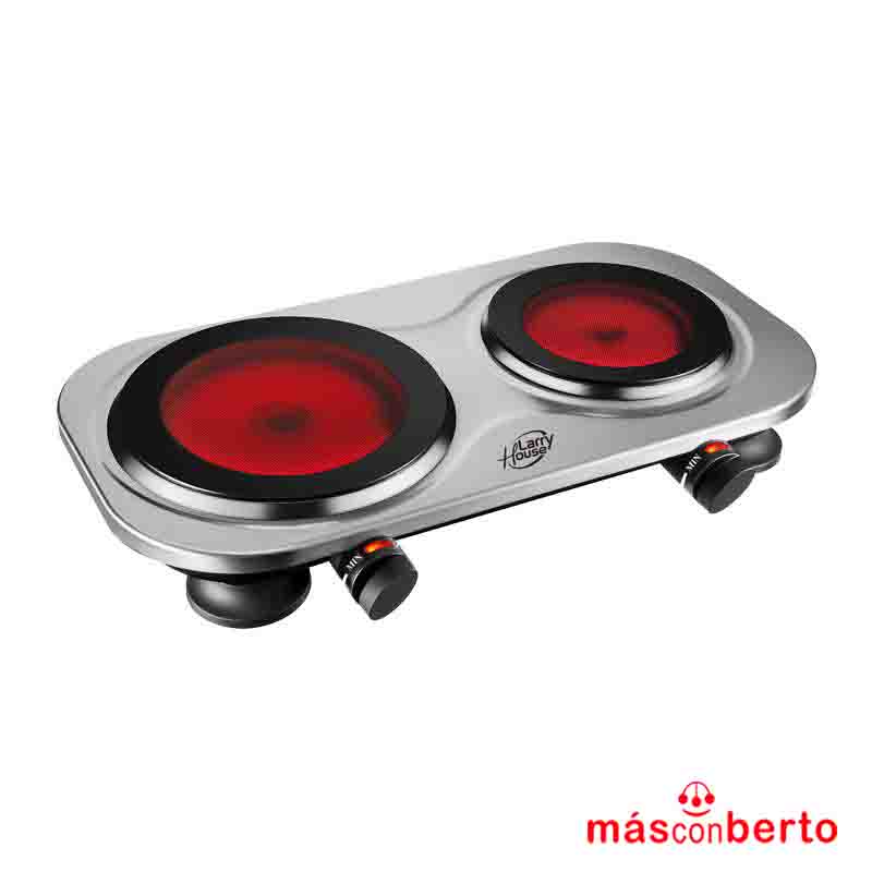 Cocina Vitrocerámica Inox 2...