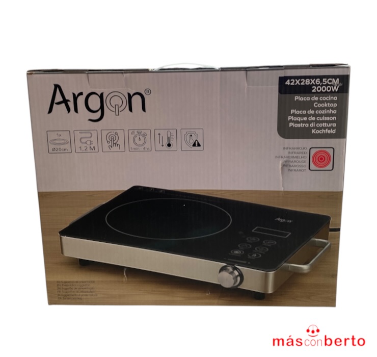 Placa de cocina Argón 2000W