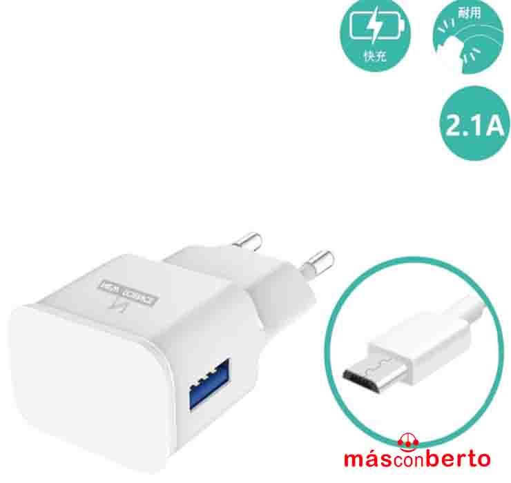 Cargador completo USB Micro...