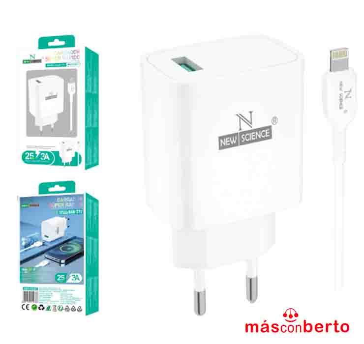 Cargador completo USB...