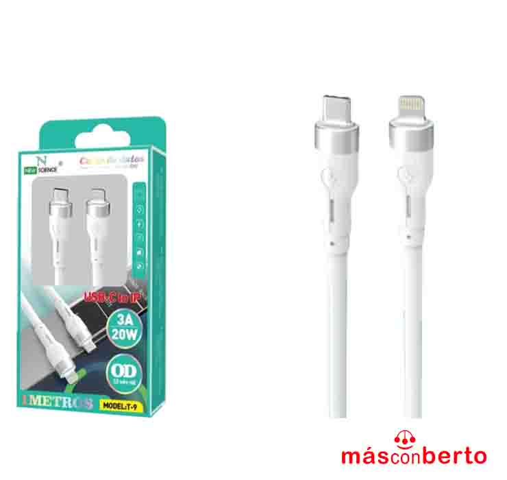 Cable Tipo C a lightning 1M...