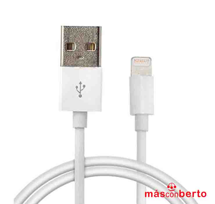 Cable USB ligthning 3A 5V 1M