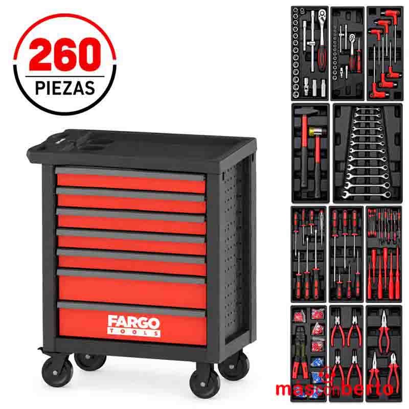 Carro Herramientas 260pcs...